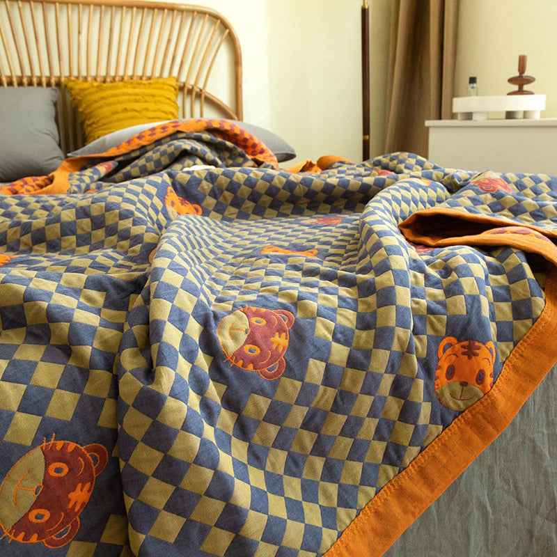 Pure Cotton Luxury Three-layer Cotton Blanket